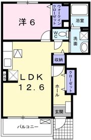 ラルジュ フォンテーヌⅣの間取り画像