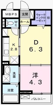 フィレール デュ トラジャⅦの間取り画像