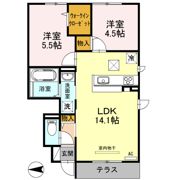 アネシス御立の間取り画像
