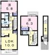 アンジュ東原Ⅰの間取り画像