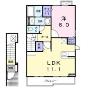 パシアン B棟の間取り画像