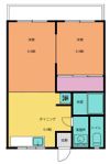 ケイナンマンションの間取り画像