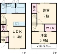 パークサイドAZOの間取り画像