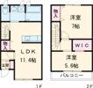 パークサイドAZOの間取り画像