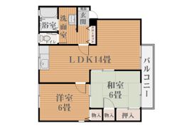 セジュール御船手の間取り画像