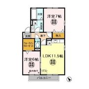 ロイヤルガーデン高萩 A・Bの間取り画像