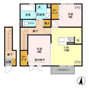 ロマージュNARITAⅡの間取り画像