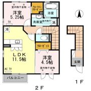 フィリア B棟の間取り画像