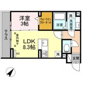 セレーノ音羽町の間取り画像