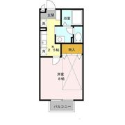 セジュール鴨土の間取り画像