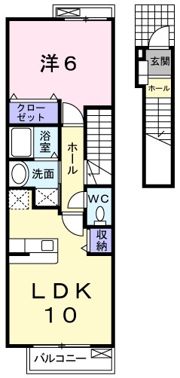 ポラリスⅠの間取り画像