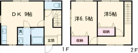 ハウスこすもすの間取り画像