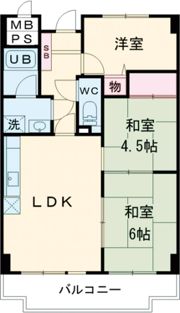 ライオンズマンション泉南樽井第2の間取り画像