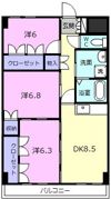 フレアグレイスの間取り画像
