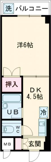 愛和九大前ビルの間取り画像