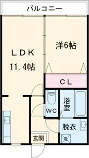 マンショングランドールⅡの間取り画像