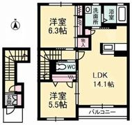 シャーメゾン黒石の間取り画像