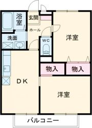 ニューソシア A棟の間取り画像