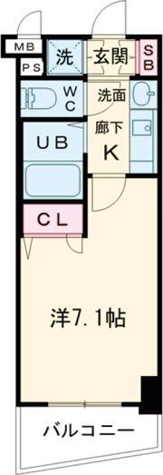 アスヴェルみなと元町OceanFrontの間取り画像