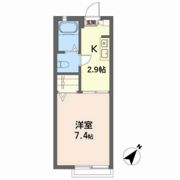 ランドロード・オチ 千日の間取り画像