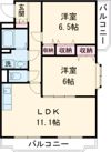 クレストの間取り画像