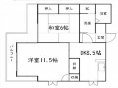 blue roseBの間取り画像