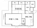 blue roseBの間取り画像