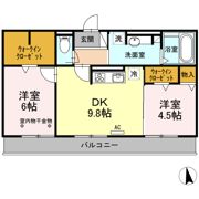 サンリット Aの間取り画像