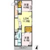 D-roomあおばの間取り画像