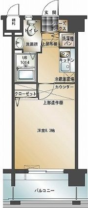 エンクレスト博多Ⅱの間取り画像