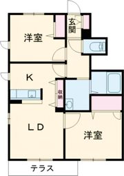カーザ ボニータ D棟の間取り画像