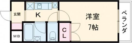 メゾンオームラの間取り画像