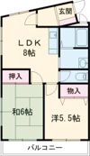 ドール東加古川の間取り画像