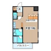 ヴィアーレ勾当台Ⅱの間取り画像
