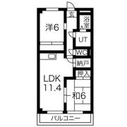 アズールの間取り画像