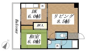 キャッスル稲毛の間取り画像