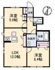 フェリシードの間取り画像