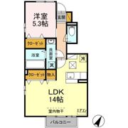 メゾンリッシュ Cの間取り画像