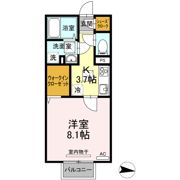 クローリスBの間取り画像