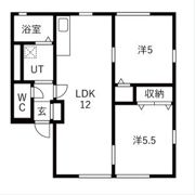 ヴィラ相生Eの間取り画像