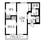 アネシス韮塚の間取り画像