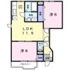 コリーヌ HIRAOKA Aの間取り画像