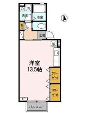 リビングタウン金池 Bの間取り画像