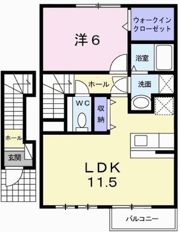 ソレアードⅠの間取り画像