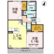 AーRoomの間取り画像
