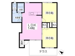 ディアコートⅠの間取り画像