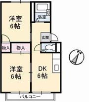プレジール西元屋 A棟の間取り画像