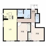 クラヴィエ南町ノ坪Dの間取り画像