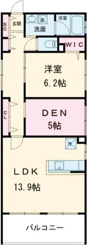 コンフォールパレ新町二条の間取り画像