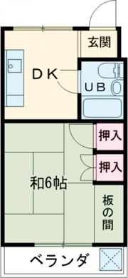 八千代ハイツの間取り画像